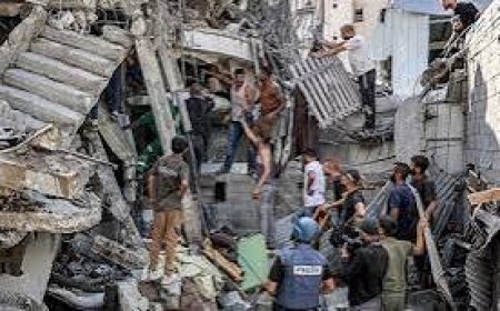 الدفاع المدني بغزة: منطقة جباليا تواجه حملة إبادة ونسفا لمبانيها السكنية