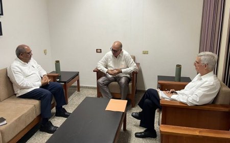السفير ناشر يبحث مع مسؤول كوبي القضايا ذات الإهتمام المشترك
