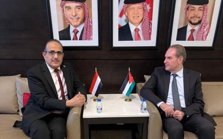 وزير الصحة يبحث مع نظيره الاردني تعزيز التعاون الثنائي في المجال الصحي
