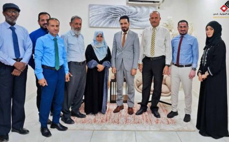 الجامعة الألمانية الدولية عدن تكرم د. عبير جميل مسجل عام الجامعة وتتعهد بالمهمة للدكتور عادل نصر