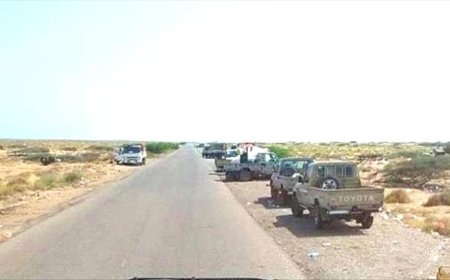 شهيد و7 جرحى عقب استهداف طقم امني تابع لسهام الشرق في مودية -أبين