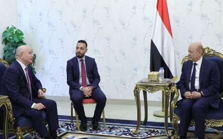 رئيس مجلس القيادة يستقبل السفير التركي