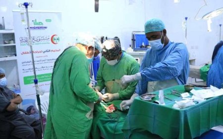 حضرموت.. اختتام المخيم الثاني لجراحة الأطفال بمستشفى صالح بابكر الخيري
