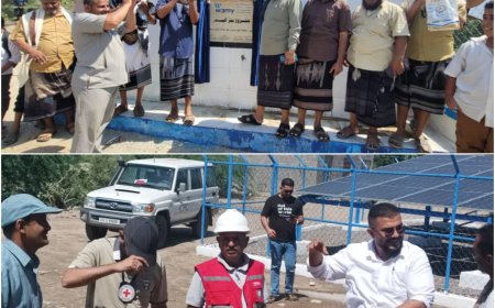 لحج.. استكمال العمل في عدد من آبار المياه بطور الباحة