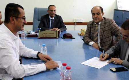 وزارة التعليم الفني تدشن مشروع تجهيز كلية المجتمع بعدن