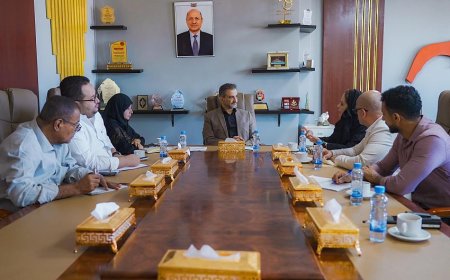 محافظة العاصمة عدن يبحث سبل تعزيز التعاون مع منسقية الشؤون الإنسانية للأمم المتحدة