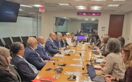 وزير التخطيط ومحافظ البنك يبحثان مع البنك الدولي سبل تعزيز التنمية المستدامة