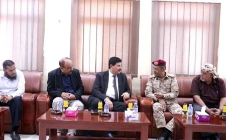 رئيس اللجنة الوطنية للتحقيق يلتقي قائد المنطقة العسكرية الثانية