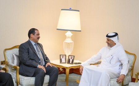اللواء حيدان يبحث مع وزير الدولة للشؤون الداخلية القطري تعزيز التعاون الأمني