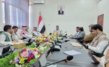 الوكيل مفتاح يترأس إجتماعا مشتركاً لمركز سلمان للإغاثة والقطاع الصحي بمأرب