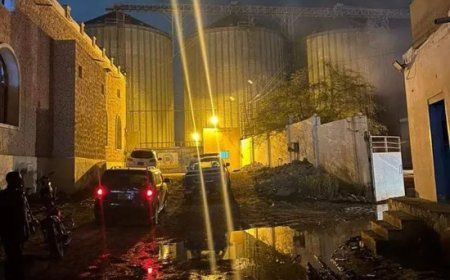 اندلاع حريق بالقرب من ميناء المكلا والأمن يتدخل