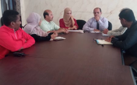 مدير مكتب الصحة بخور مكسر يترأس اجتماعاً بلحنة المناصرة للتشاور حول آلية تغيير السلوك المجتمعي لأي حملات تحصين قادمة