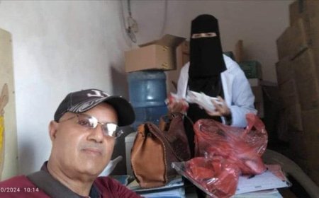 عضو نقابة الصحفيين الجنوبيين حسين الشبحي يتفقد مركز رعاية الأم والطفل بالمنصورة