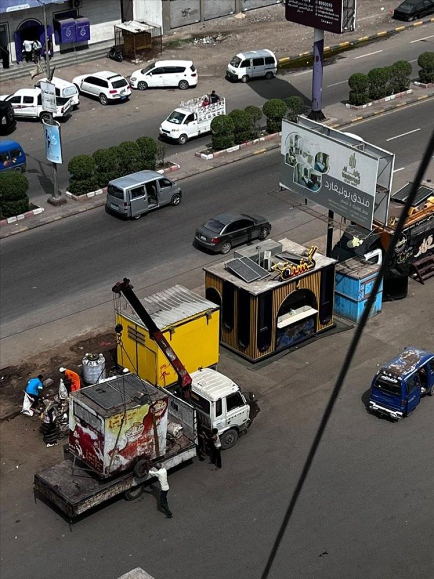 رفع عربات بيع الأكلات الخفيفة في سوق الحجاز بالمنصورة