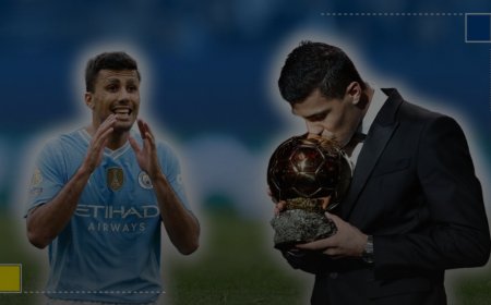 رودري ثالث إسباني يُتوج بجائزة الكرة الذهبية