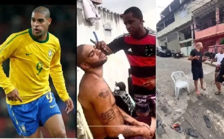 بالفيديو.. إمبراطور الكرة البرازيلية ومرعب دفاعات الأندية الأوروبية يتسكع مع شلة سكارى بالشارع