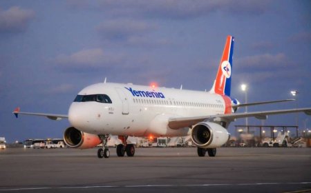 اليمنية تعلن عودة طائرة ايرباص A320 للطيران بعد اصلاح الخلل الفني