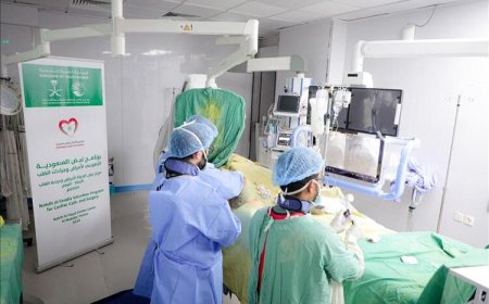 ضمن برنامج نبض السعودية.. سلمان للإغاثة يختتم الحملة الطبية لقسطرة القلب للكبار بالمكلا