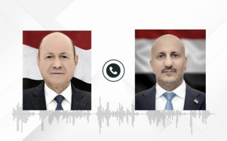 الرئيس العليمي يطمئن على صحة طارق صالح