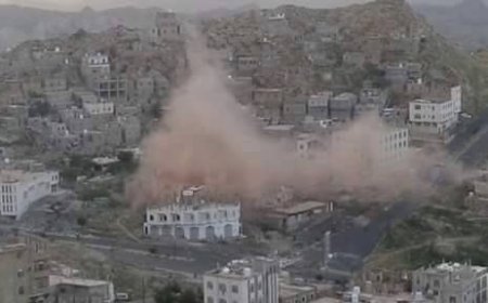 إصابة امرأة بقصف مدفعي لمليشيا الحوثي على قرى آهلة بالسكان غربي تعز 