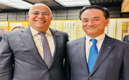 السفير السنيني يلتقي حاكم محافظة ياموقوتشي اليابانية