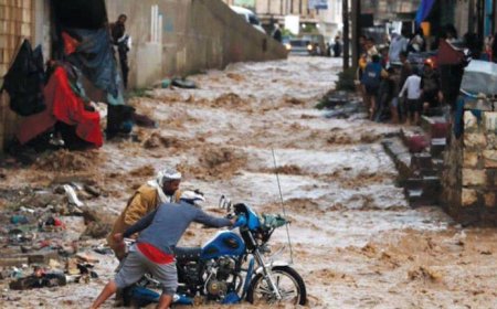 تقرير دولي: الأمطار والفيضانات في اليمن ألحقت أضرارًا بمليون شخص هذا العام