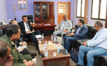 المحولي يبحث مع ممثل المفوضية السامية تعزيز التعاون الثنائي