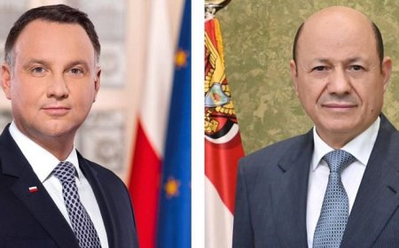 رئيس مجلس القيادة يهنئ بذكرى إعلان الجمهورية في بولندا