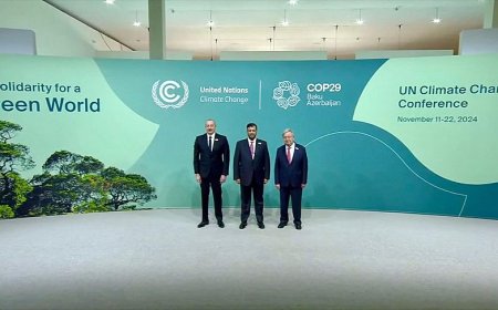 انطلاق فعاليات مؤتمر قمة المناخ (COP29) بمشاركة عضو مجلس القيادة عبدالله العليمي