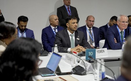 عبدالله العليمي يؤكد التزام اليمن بالتحول نحو الطاقة المتجددة ويدعو إلى تقديم الدعم المالي والتقني