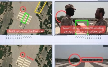استعدادات لحرب طويلة.. صور الأقمار الصناعية تكشف مفاجأة حوثية في مطار وميناء الحديدة