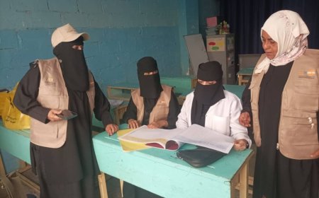 صحة عدن تتفقد سير عمل تنفيذ حملة تعزيز صحة الأم والوليد في المديريات