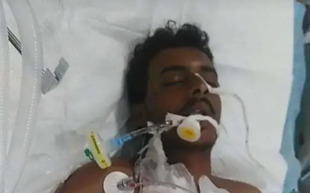 نتيحة لتوقيف راتبه لشهرين وانذاره بالفصل.. جندي  يطلق النار على نفسه  في معسكر الشرطة العسكرية بعدن