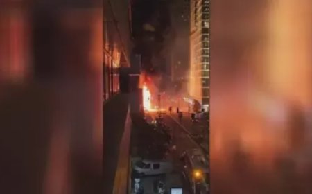 بالفيديو..صواريخ حزب الله تشعل تل أبيب وتحدث أضرارا