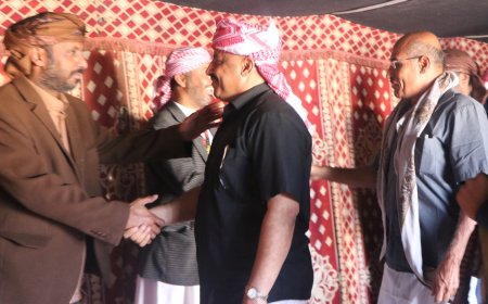 ماذا قال اللواء التميمي مستشار وزير الدفاع عن زيارته لقيادة حلف قبائل حضرموت 