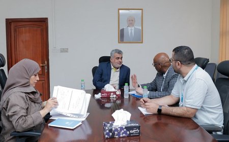 نائب وزير التخطيط يبحث مع الاوتشا سير تنفيذ أنشطتها الإنسانية