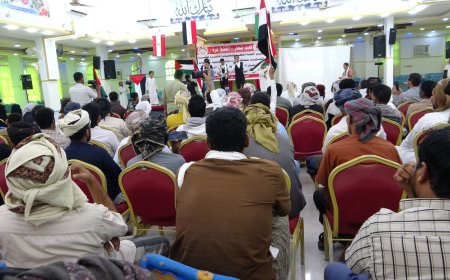 المهرة :فعالية تضامنية مع الشعب الفلسطيني 