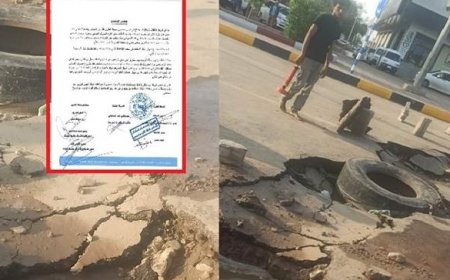 بوثيقة رسمية.. شركة مقاولات تعترف بمخالفات (جسيمة) تسببت في انهيار شارع رئيسي بعدن