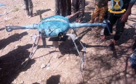 القوات المشتركة تدمر مسيّرة حوثية معادية في الضالع