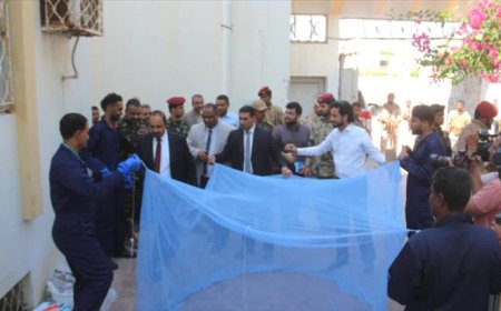 وزارة الصحة و السكان تدشن حملة توزيع الناموسيات في 6 محافظات