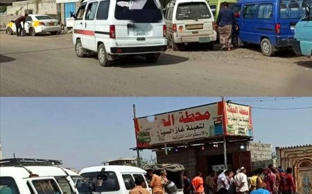 قنابل مؤقتة متحركة تثير القلق في لحج.. انتشار مخيف لباصات الغاز ومحطاتها بلا معايير السلامة (صور)