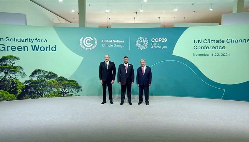 انطلاق فعاليات مؤتمر قمة المناخ (COP29) بمشاركة عضو مجلس القيادة عبدالله العليمي