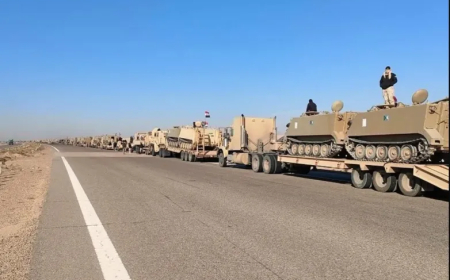 أعلنت رفع الجاهزية القتالية.. قوات عسكرية عراقية ضخمة تصل الحدود السورية ستشارك مع قوات الأسد