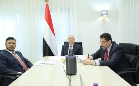 مجلس القيادة الرئاسي يناقش المستجدات الوطنية والاقليمية