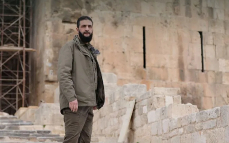 عقب وصوله إلى دمشق.. بالفيديو أول أمر يقوم به الجولان قائد عمليات الثورة السورية