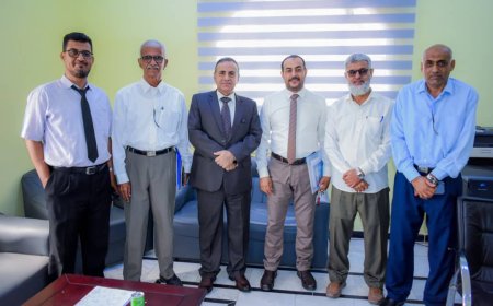 جامعة عدن تبحث مجالات التعاون المشترك مع بنك الشمول 