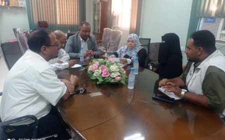 الجمحي يناقش مع مؤسسة قطرات للتنمية تدخلاتهم في القطاع الصحي بحضرموت الساحل