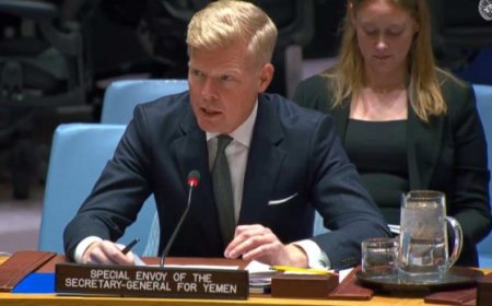 المبعوث الأممي: على اليمنيين اختيار طريق السلام أو العودة لمربع الحرب غير المحسومة