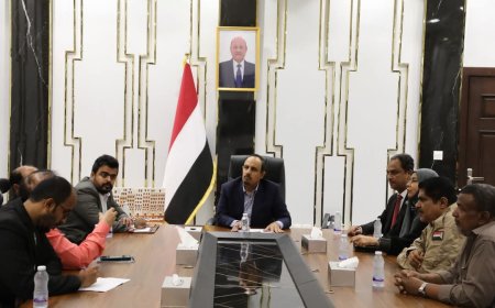 محافظ حضرموت يلتقي الفريق السياسي بالمجلس الانتقالي الجنوبي