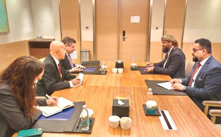 بالتزامن مع مؤشر إسقاط الحوثي.. المحرّمي يناقش مع مسؤول أمريكي مستجدات الوضع العسكري في اليمن